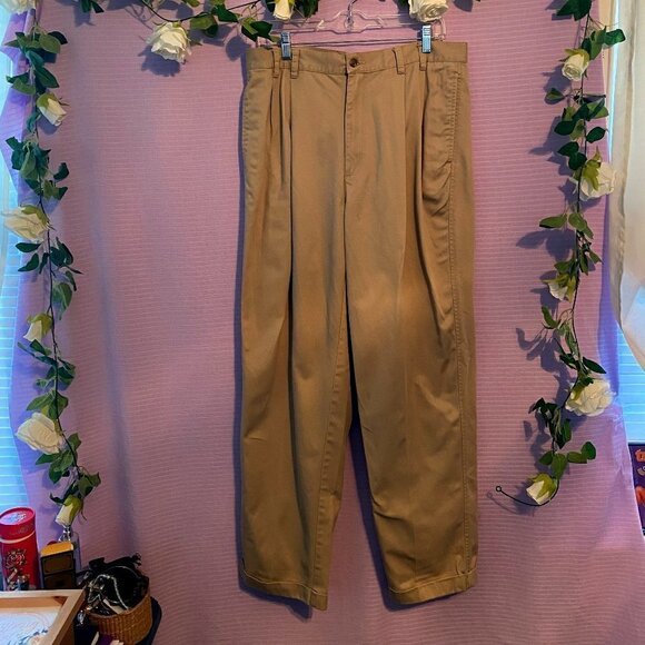 NWOT JOS A Bank Men's 100% Cott Dress Khakis 36X32 - Picture 2 of 7